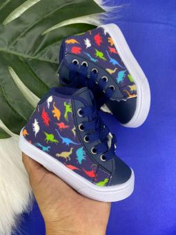 BOTINHA BABY DINOSSAURO MARINHO