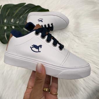 TENIS CAVALINHO JUVENIL BCO/MARINHO - Código 2601-1