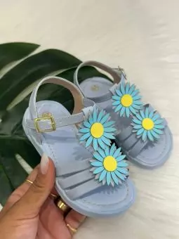 SANDALIA BABY MARGARIDA AZUL - Código 2683-1