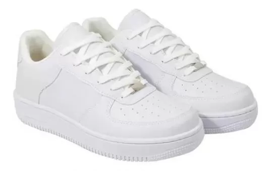 TENIS AIRFORCE JUVENIL BRANCO SEM MARCA - Código 2705-1