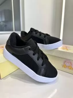 TENIS JUVENIL SOCIAL PRETO