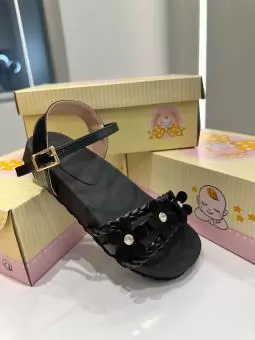 PAPETE JUVENIL FLORES PRETO - Código 2794-1