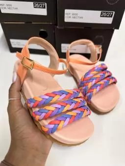 PAPETE JUVENIL TRANCINHA COLORIDA SALMAO - Código 2803-1