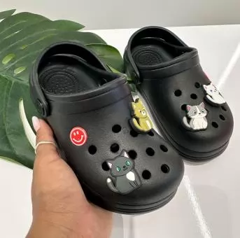 CROCK JUVENIL EVA PRETO ULTRA LEVE - Código 2842-1