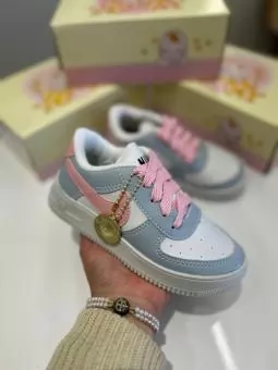 TENIS AIRFORCE JUVENIL CHAVEIRINHO ROSA/AZUL BB - Código 2872-1