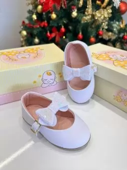 SAPATILHA BABY LACO FRENTE BRANCO - Código 2921-1