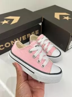 TENIS ALLSTAR BABY VULCANIZADO ROSA - Código 2932-1